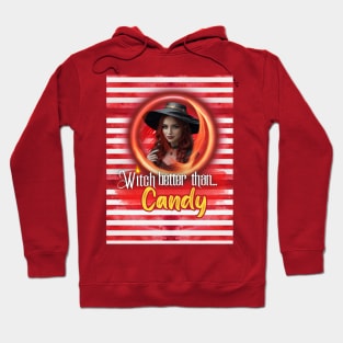 Red Witch Better than Halloween Candy 2 Hoodie